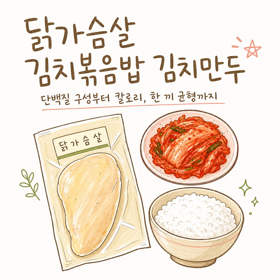Chicken Breast Kimchi Fried Rice & Dumplings: Nutrition Guide