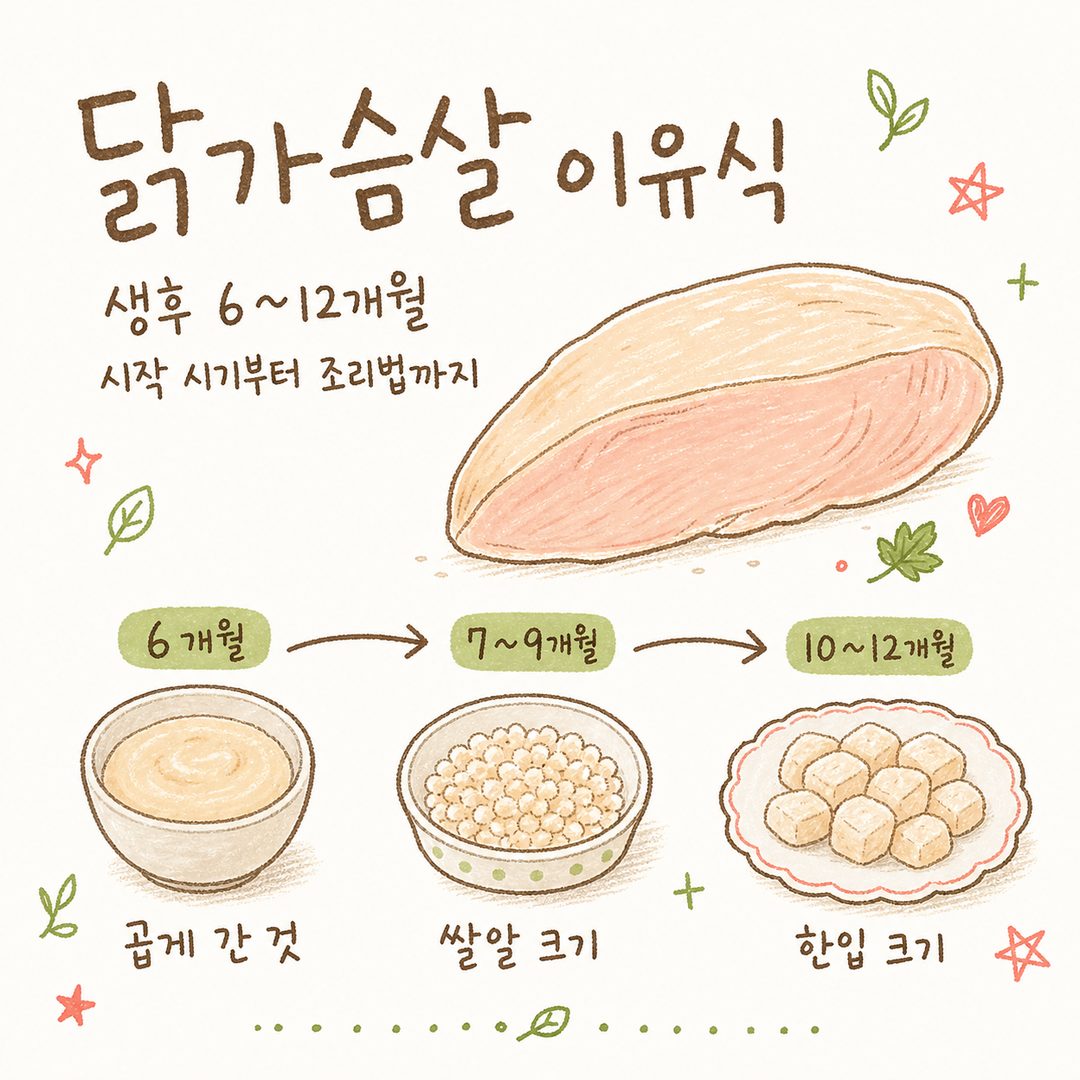 嬰兒雞胸肉副食品：從開始時間到烹飪、保存全攻略