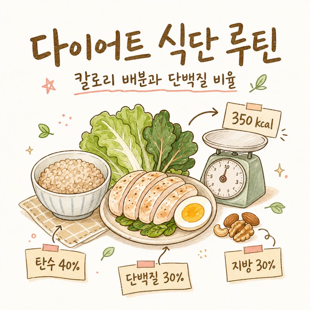 Lộ trình ăn kiêng: Phân bổ calo và kế hoạch 4 tuần