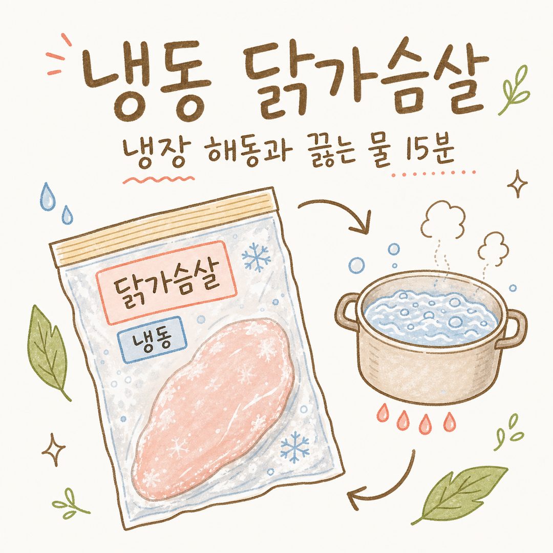 冷凍雞胸肉煮法：冷藏解凍、沸水煮15分鐘及保存期限指南