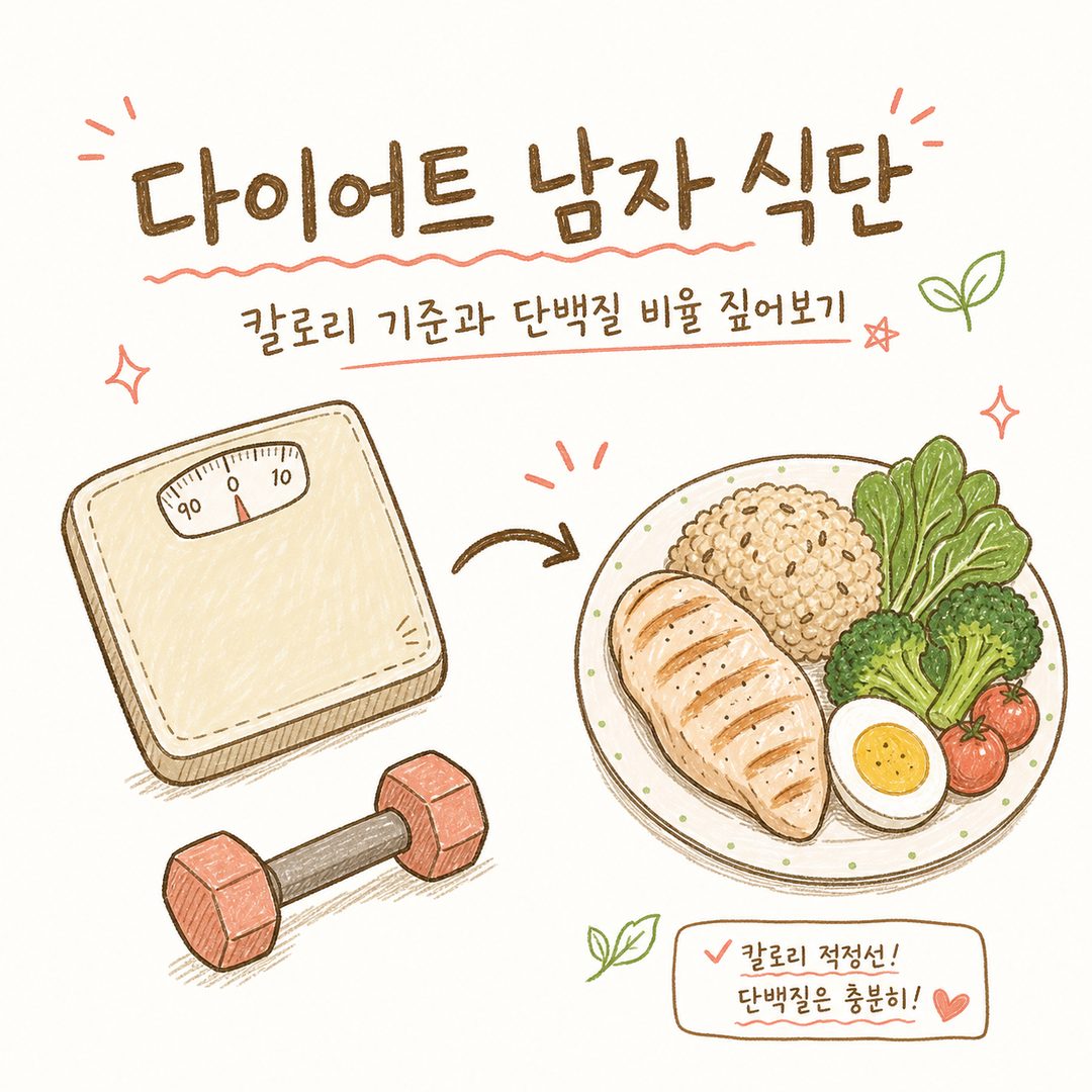 Chế độ ăn giảm cân cho nam: Calo và tỷ lệ đạm