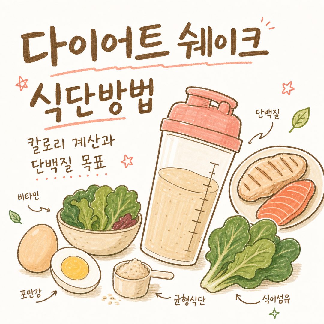 ダイエットシェイクの食事法 — カロリー計算とタンパク質目標、1食置き換えのポイント