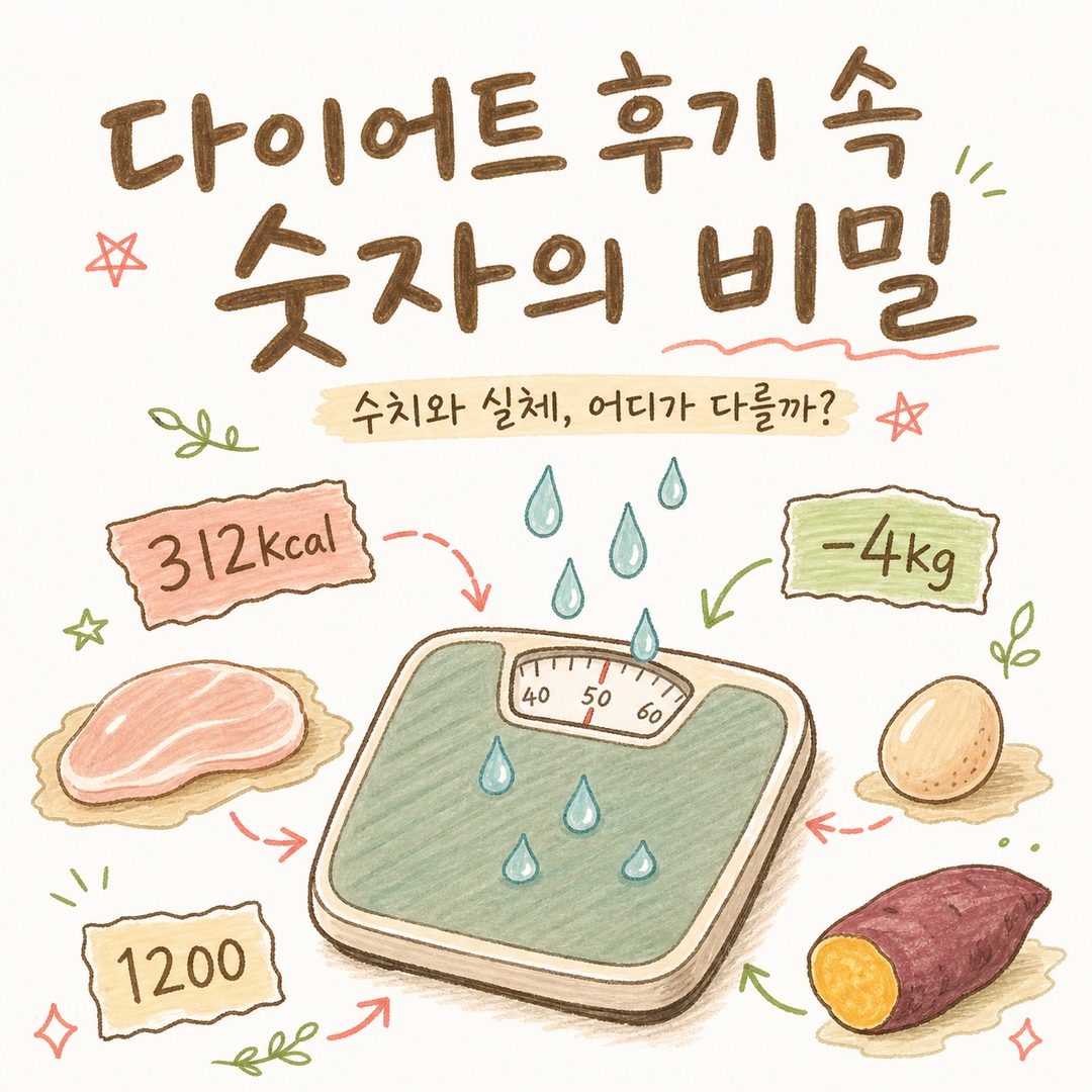 다이어트 식단 후기 — 간헐적 단식과 단백질, 칼로리까지 짚어보기