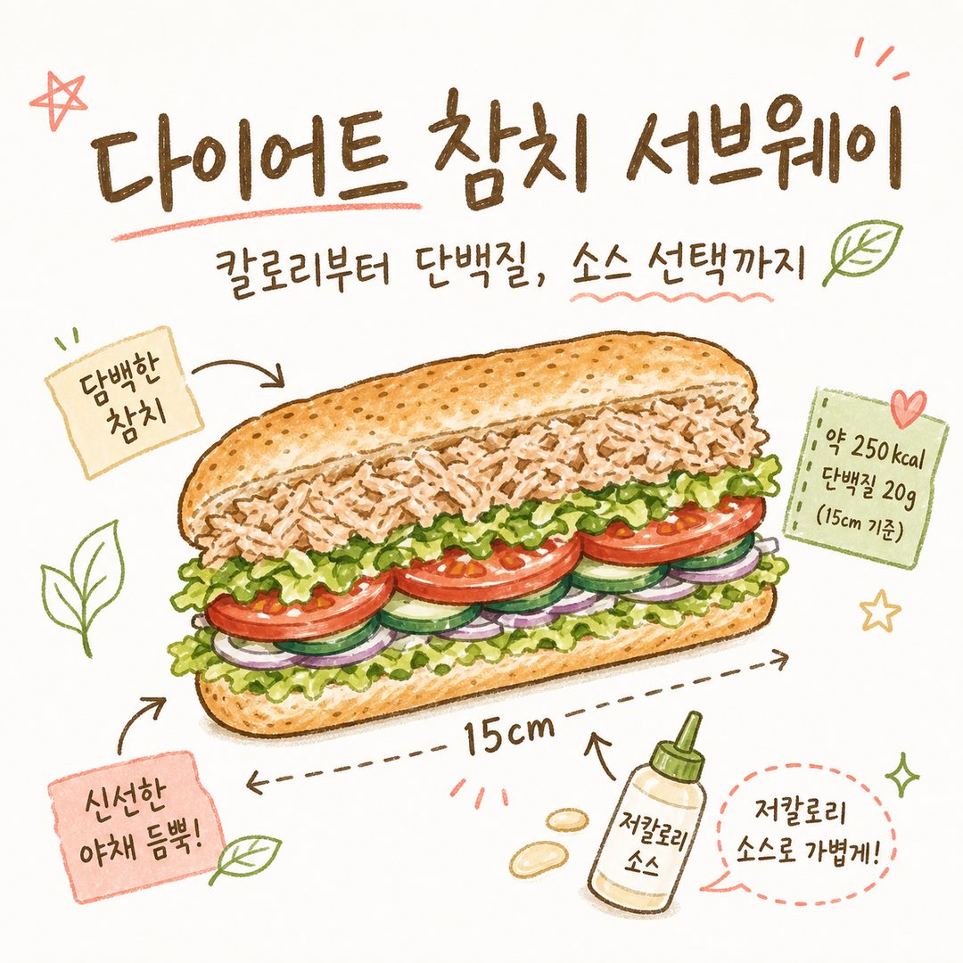 減脂Subway鮪魚全攻略：熱量、蛋白質與醬料挑選指南