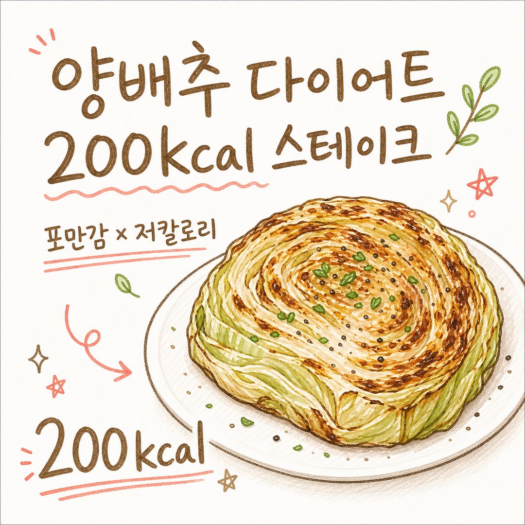 圆白菜减肥食谱 — 牛排式做法与低卡餐一目了然
