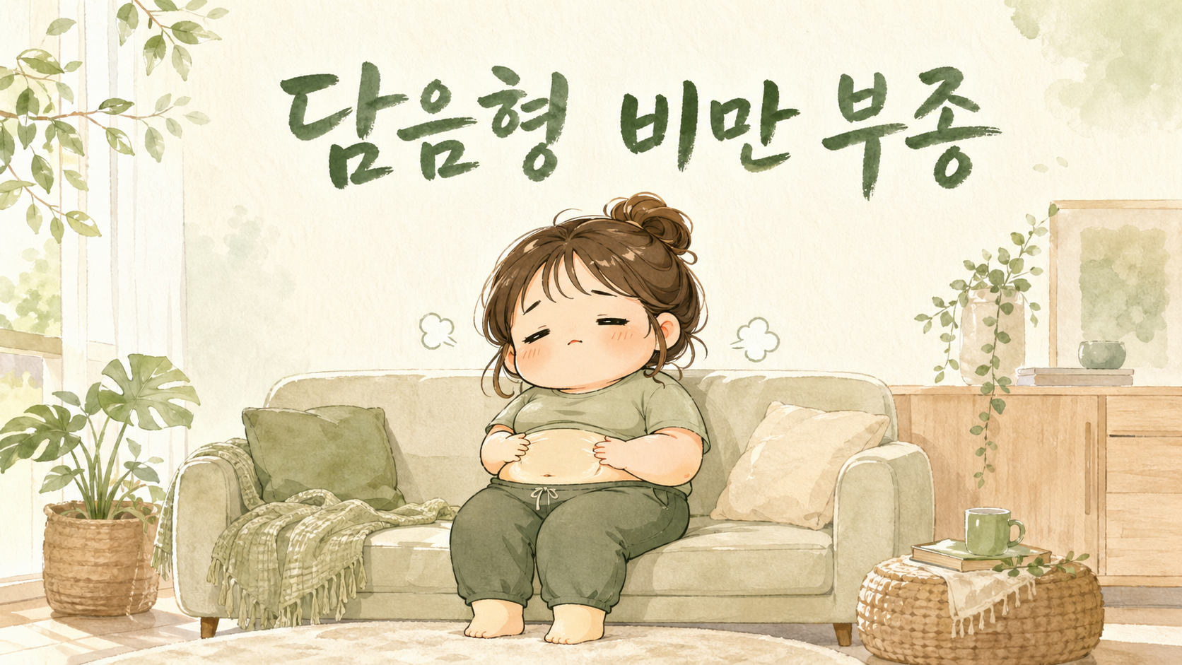 담음형 비만 부종 — 물만 마셔도 살찌는 체질의 진짜 원인