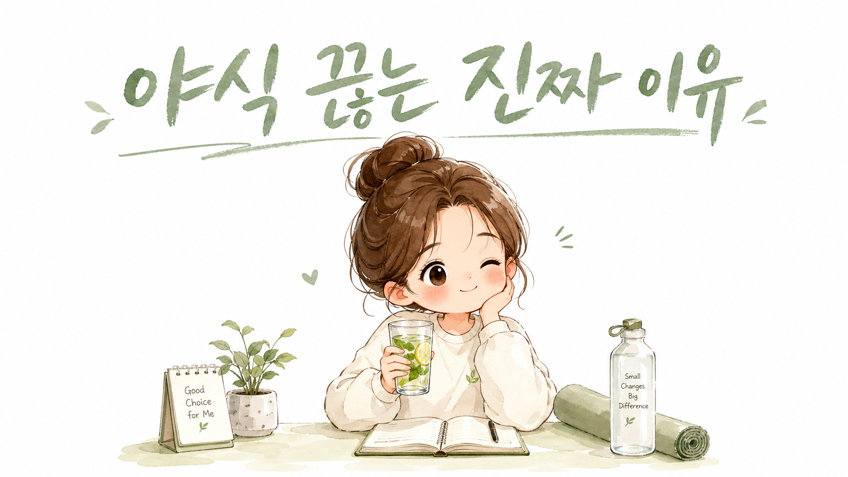 야식이 끊기지 않는 진짜 이유는 의지력이 아니에요